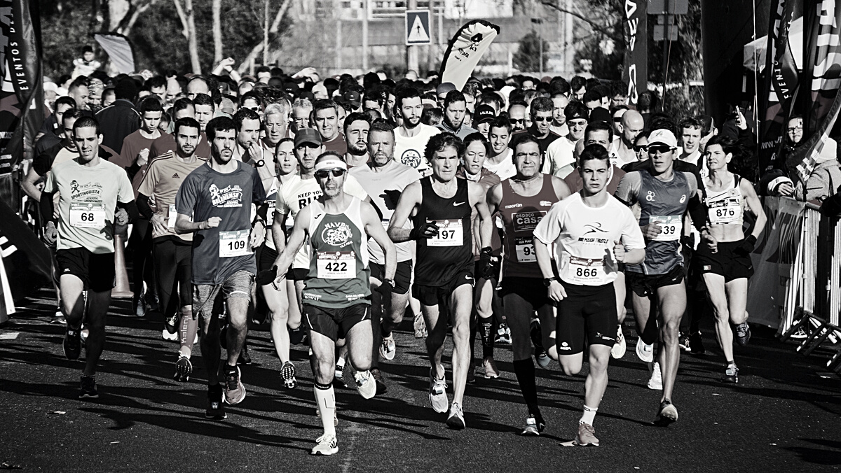 Photo of People in a Marathon
