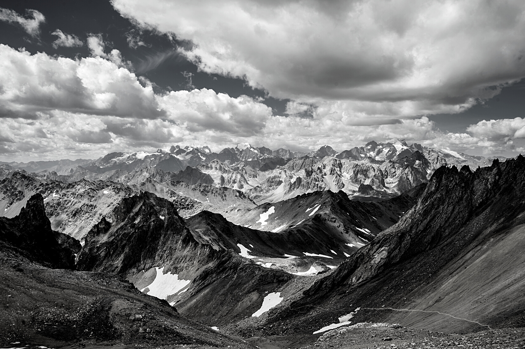Ecrins Massif from Tabor summit